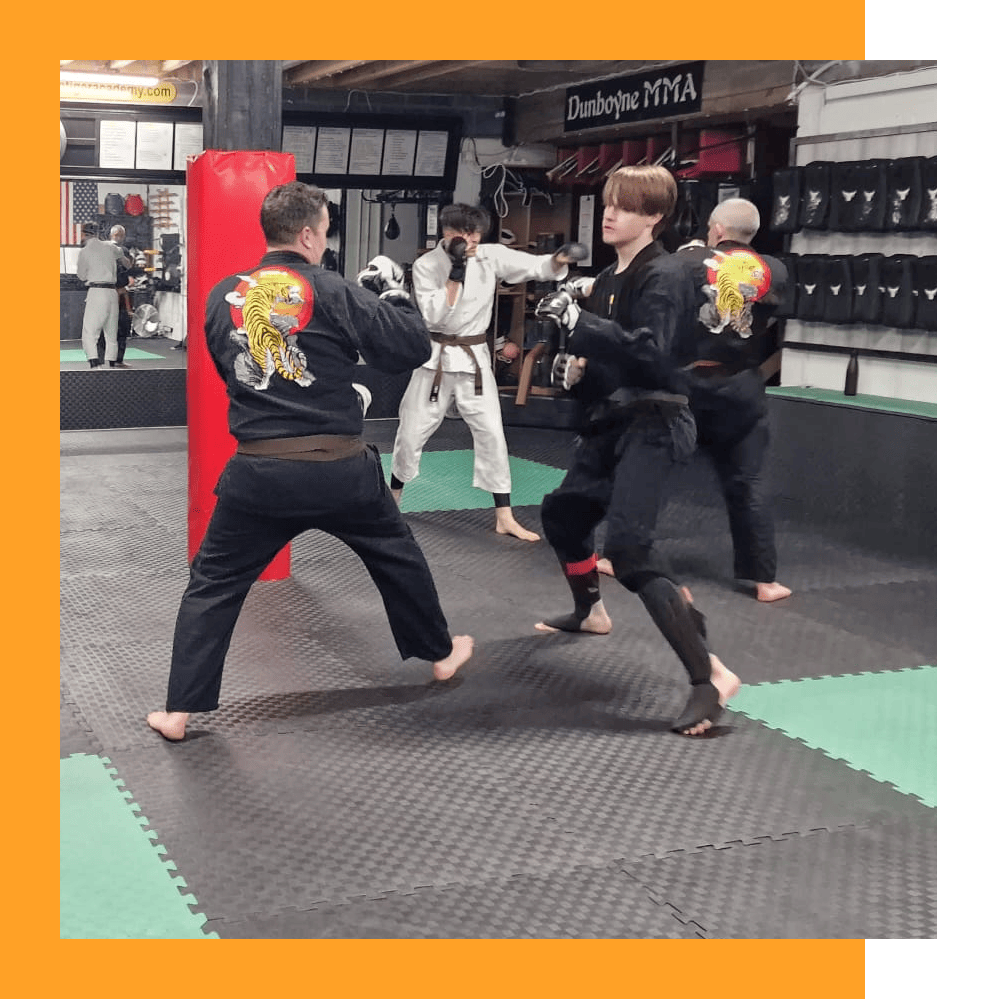 Karate Sparring class at Golde Tiger Academy