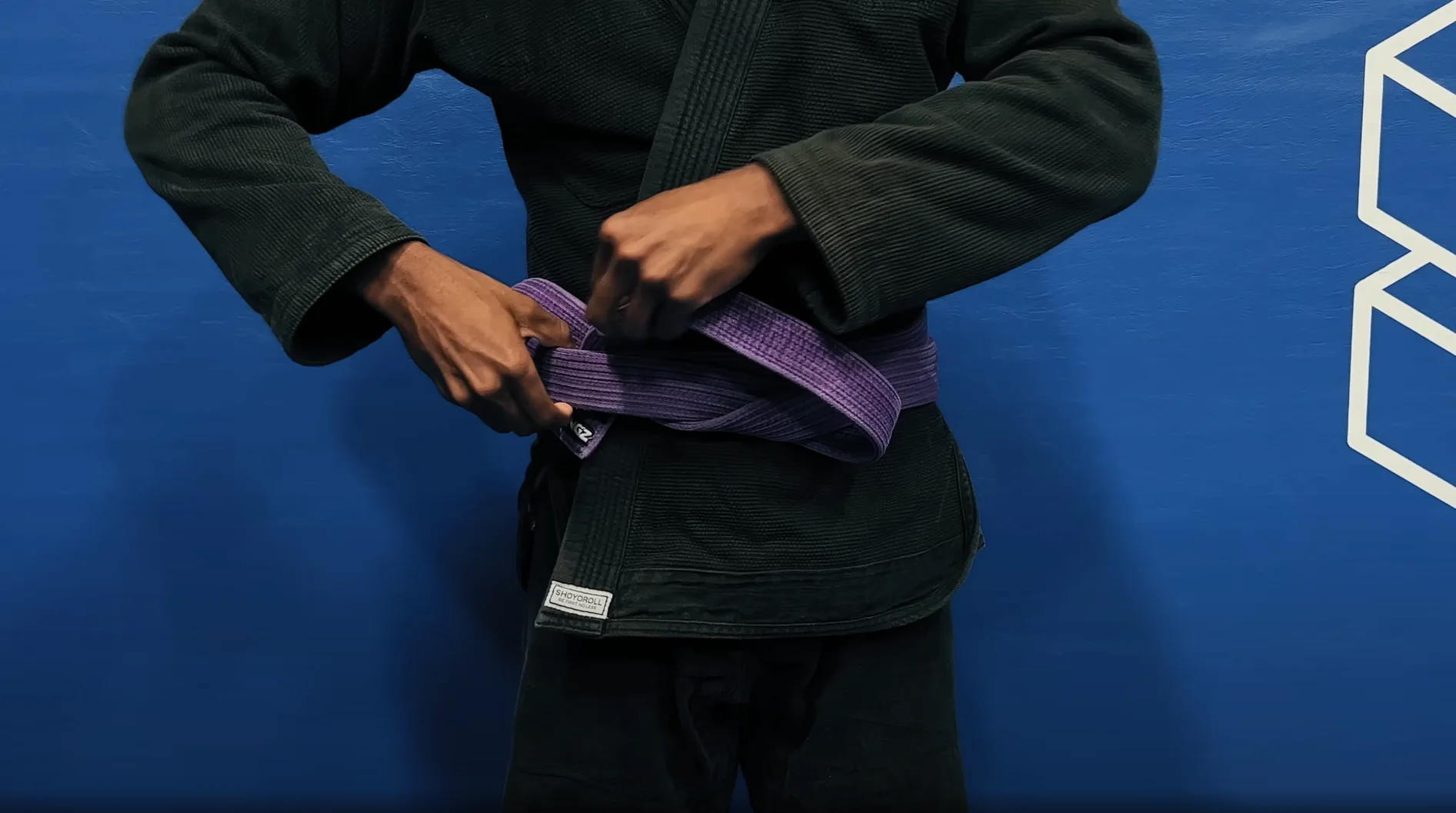 Creating a loop for BJJ belt